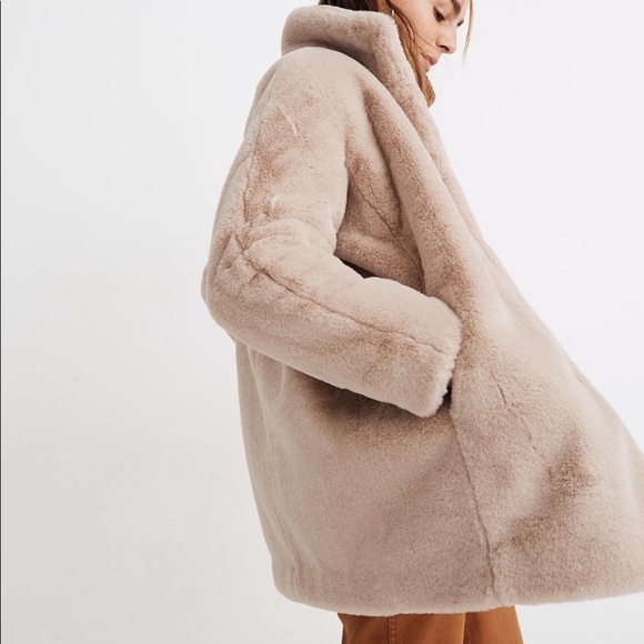 Madewell Faux-Fur Coat - Picture 2 of 4